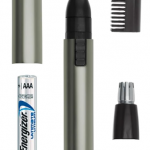 Recortadora para oreja, nariz y ceja, color plata satinada