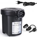 Deeplee Bomba de Aire Eléctrica, 2 en 1 Inflador Eléctrico 130W de Alta Potencia Colchones Inflables/Deflactor para Piscinas